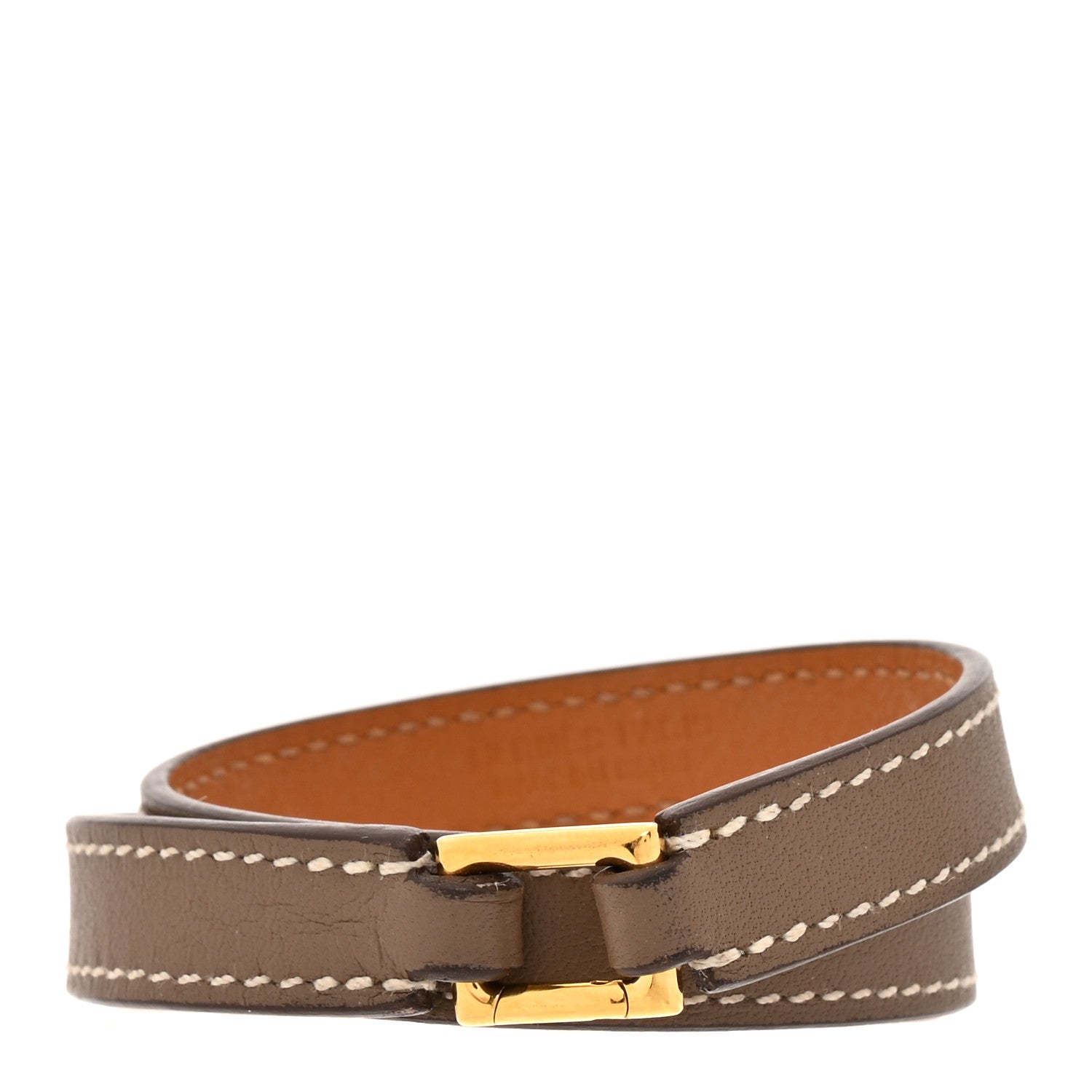 Hermes Swift Rivale Double Tour Bracelet S Etoupe 3 of 5