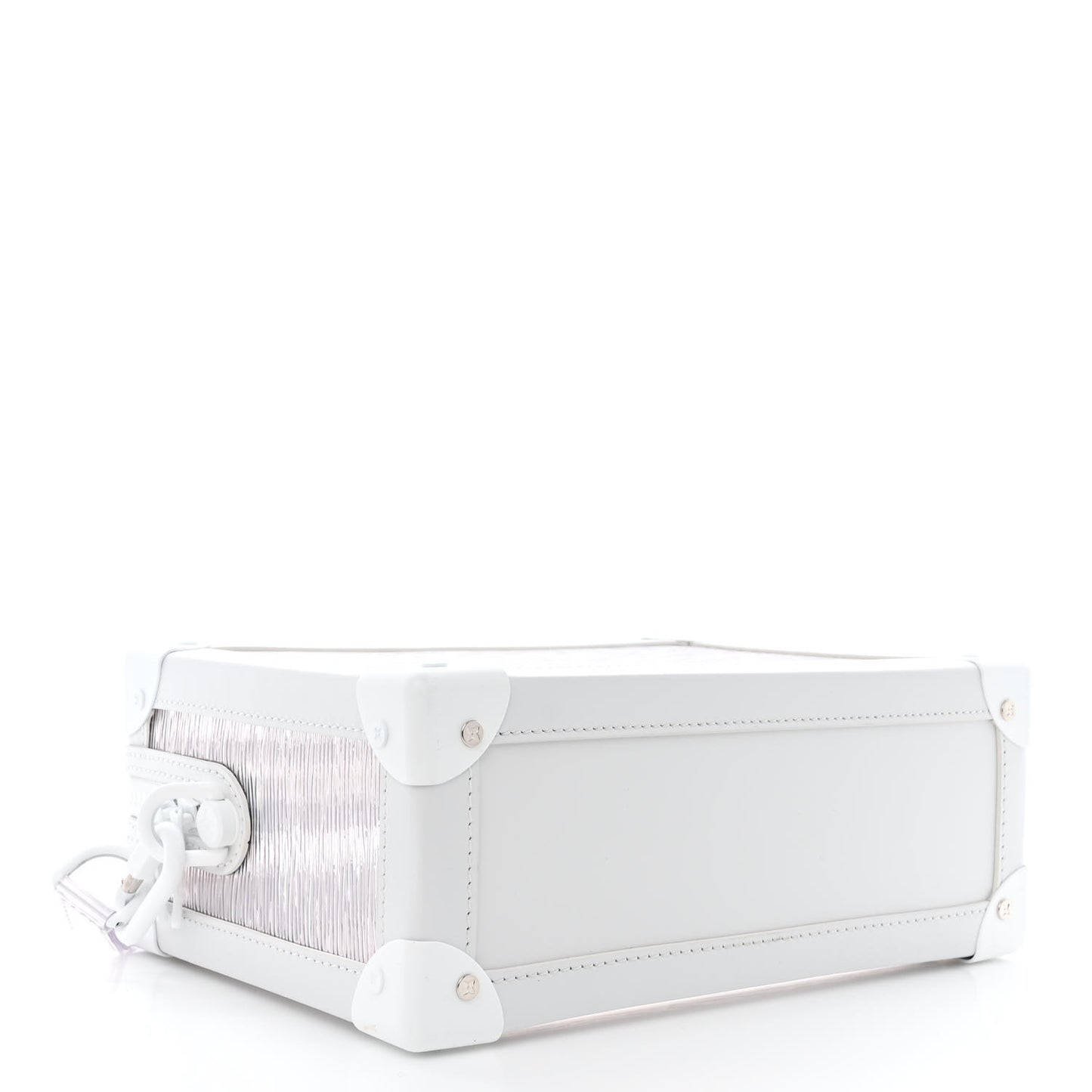 Calfskin PVC Epi Plage Soft Trunk Optic White