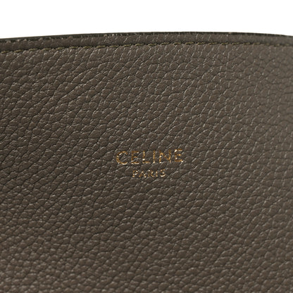 Celine Soft Grained Calfskin Small Belt Cabas Phantom Taupe 6 of 10