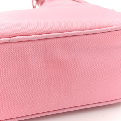 Prada Re-Nylon Saffiano Mini Re-Edition 2005 Bag Rosa 10 of 10