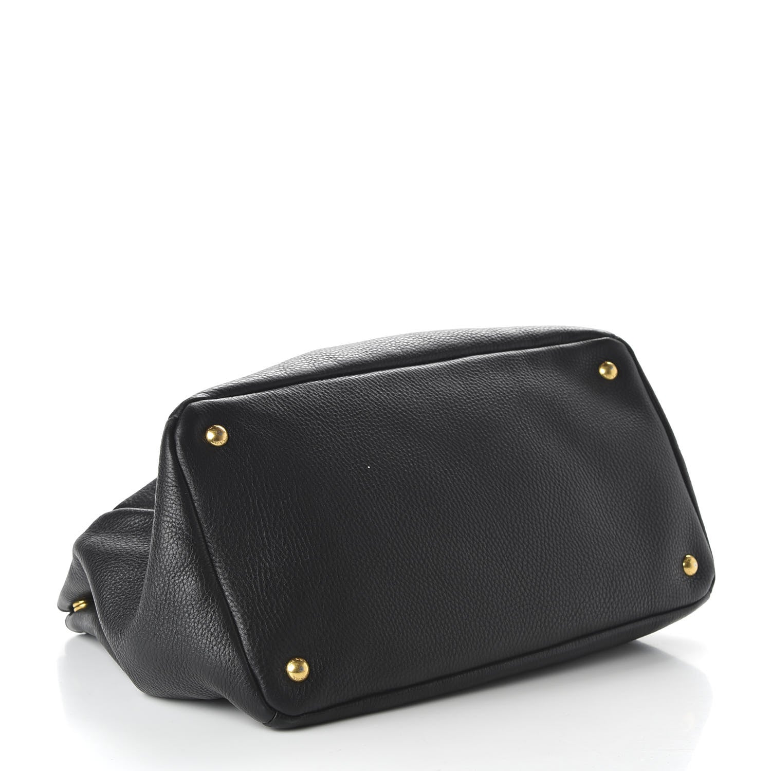 Prada Vitello Daino Shoulder Bag Black 4 of 9