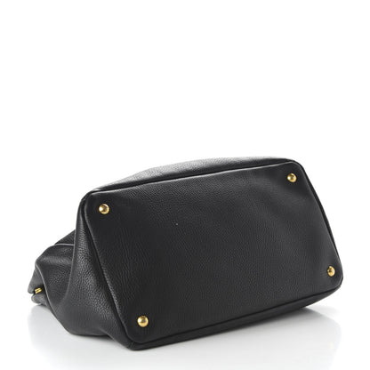 Prada Vitello Daino Shoulder Bag Black 4 of 9