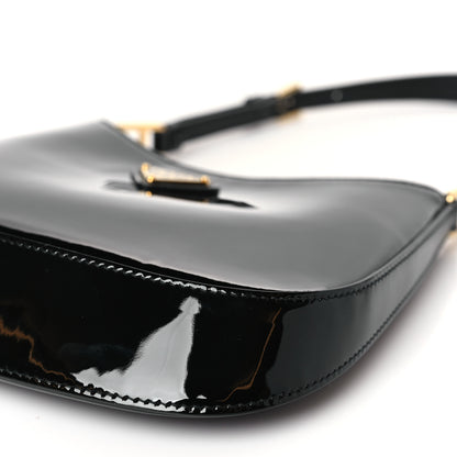 Prada Vernice Cleo Adjustable Strap Shoulder Bag Black 8 of 8