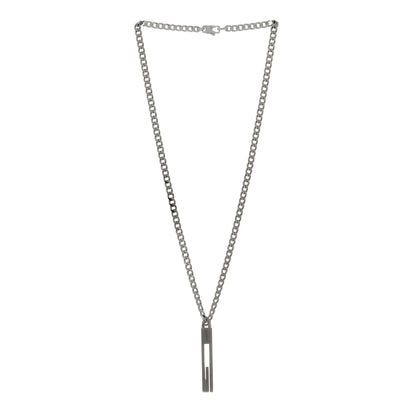 Gucci Darkened Sterling Silver G Bar Pendant Necklace 5 of 7