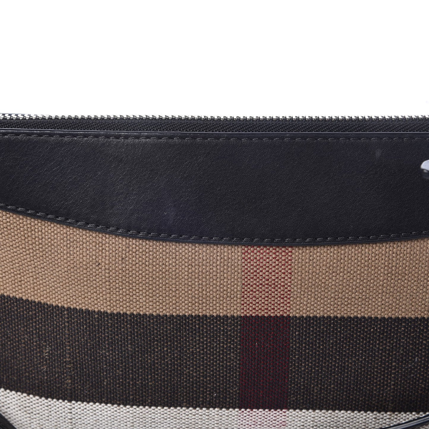 Mega Check Peyton Crossbody Clutch Bag Black