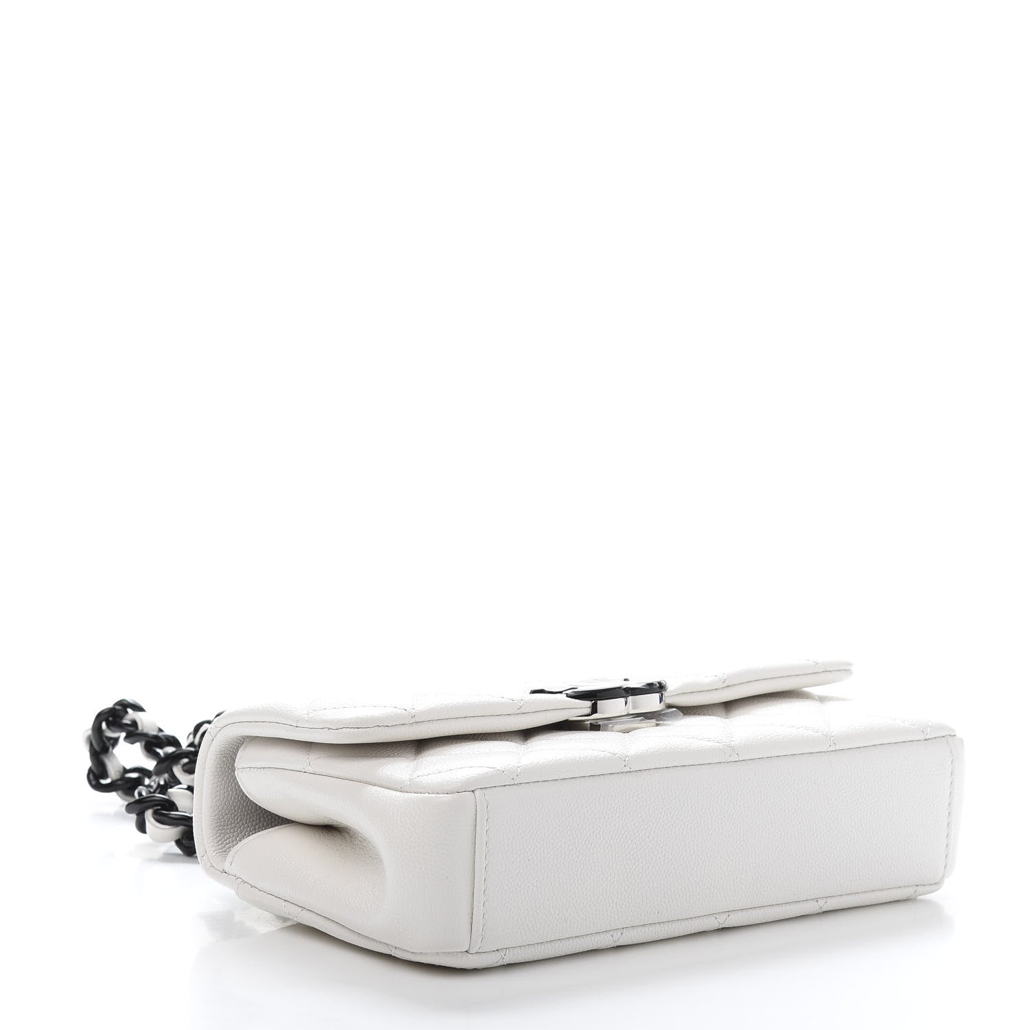 Chanel Caviar Quilted My Everything Small Flap White Black 4 of 11