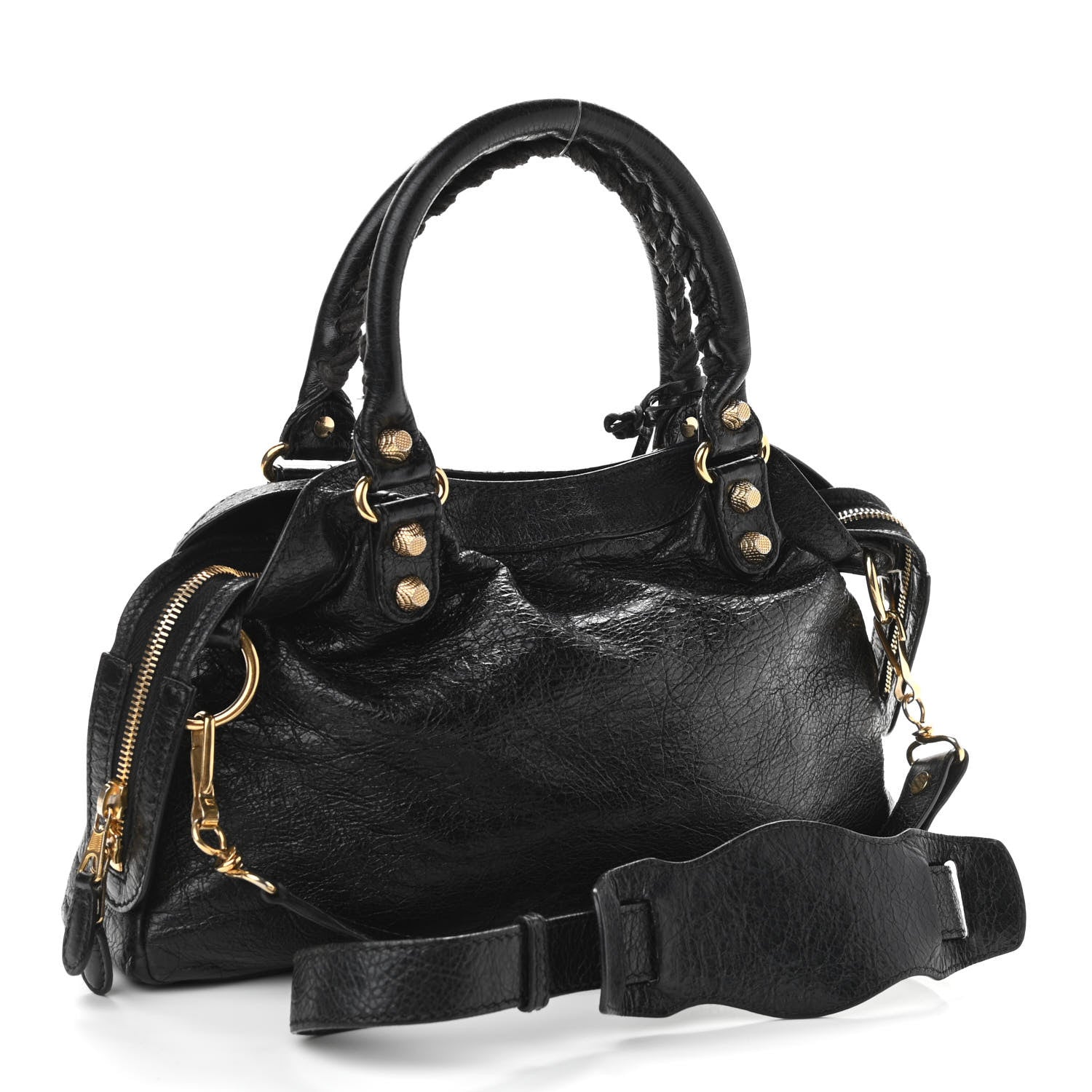 Balenciaga Agneau Giant 12 Gold Hardware Town Black 2 of 15