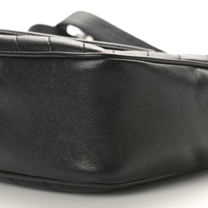 Gucci Sakai Be Green Calfskin Diagonal Stitched Small Blondie Shoulder Bag Black 9 of 9