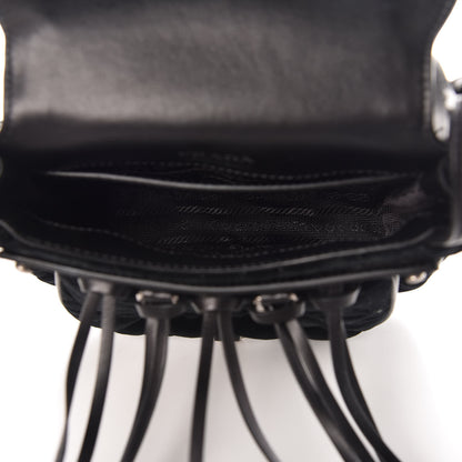Prada Velluto Corsaire Antic Crossbody Bag Black 5 of 8