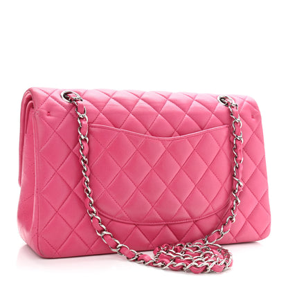 Chanel Lambskin Quilted Medium Double Flap Pink 2 of 11