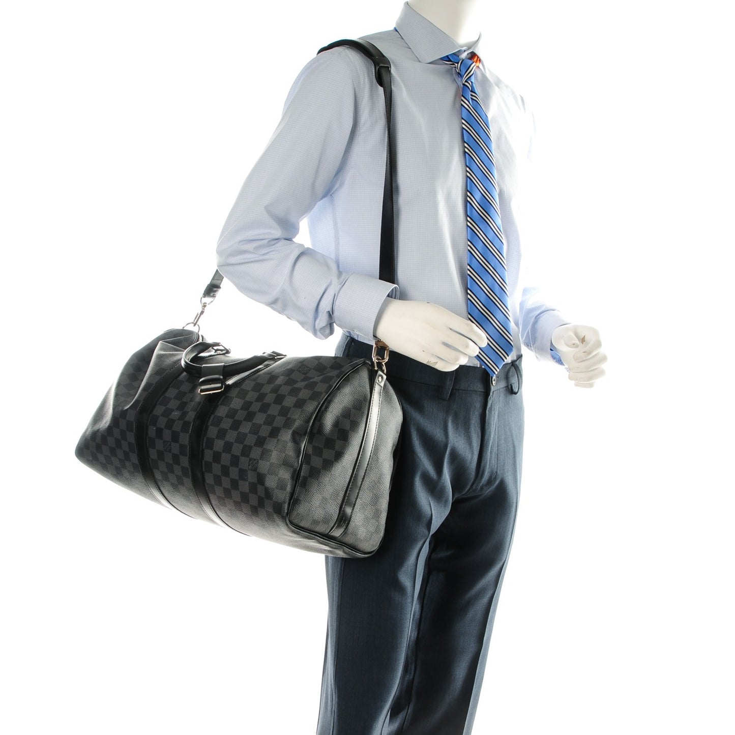 Damier Graphite Keepall Bandouliere 45