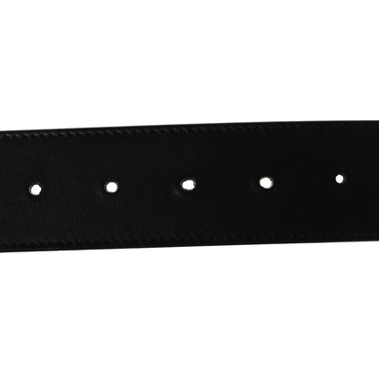 Gucci Moon Calfskin Pearl Double G 40mm Belt 85 34 Black Cream 3 of 8