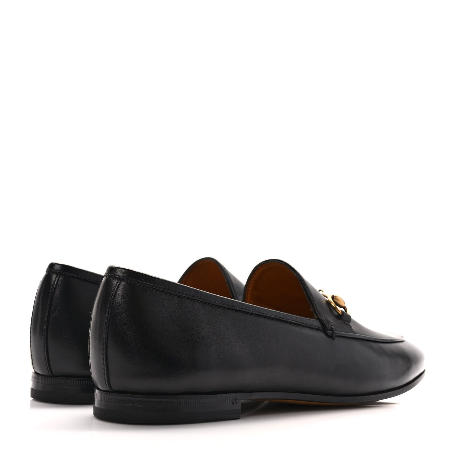 Gucci Calfskin Womens Jordaan Loafers 39 Black 4 of 9