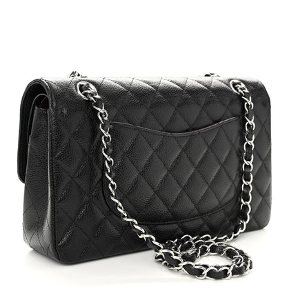 Chanel Caviar Quilted Medium Double Flap Black 3 of 10