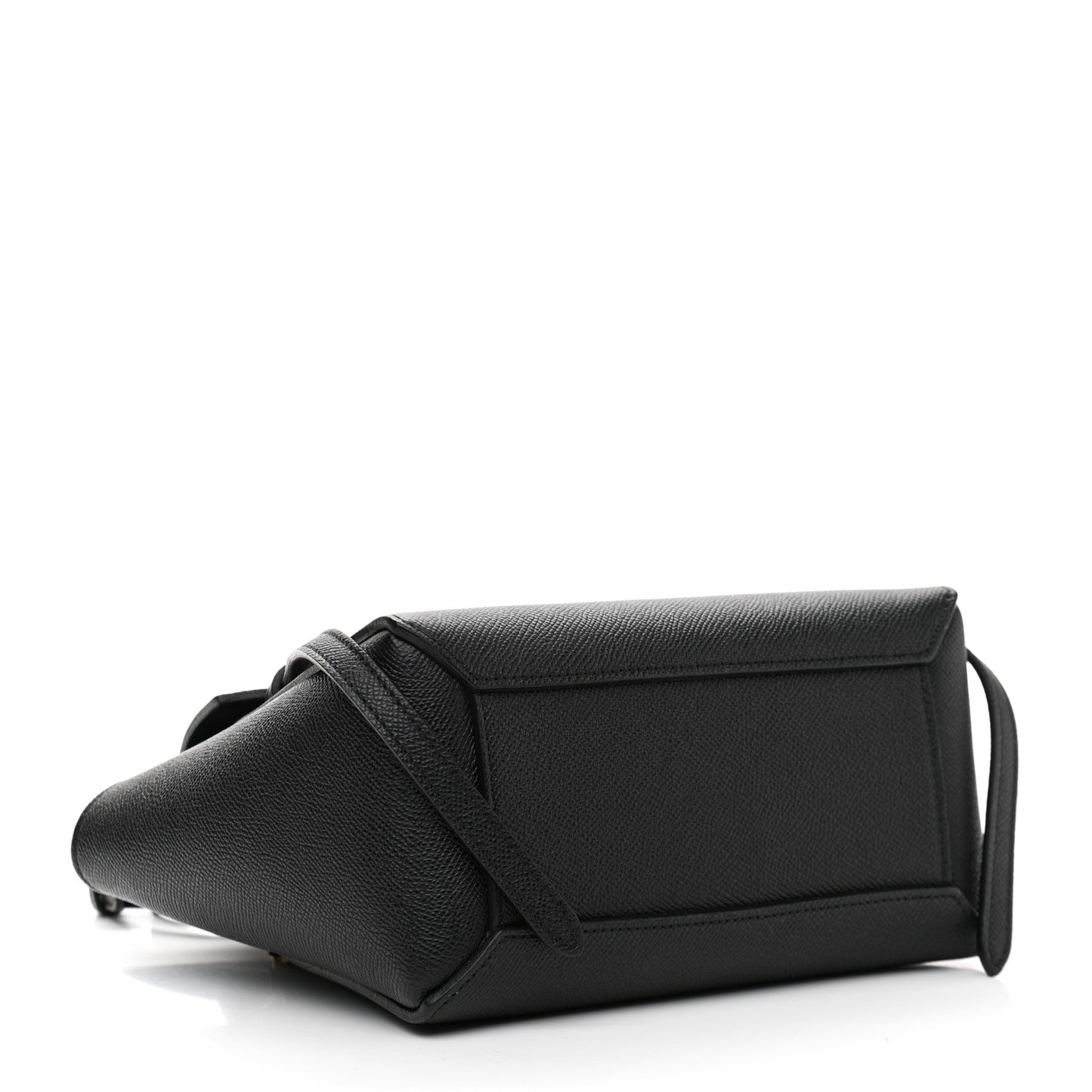 Grained Calfskin Nano Belt Bag Black