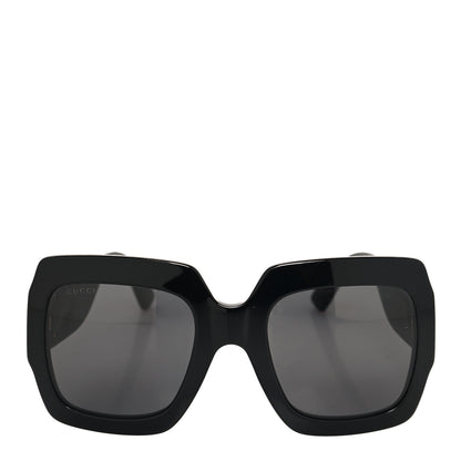 Gucci Square Frame GG0102S Sunglasses Glitter  Gold 2 of 7