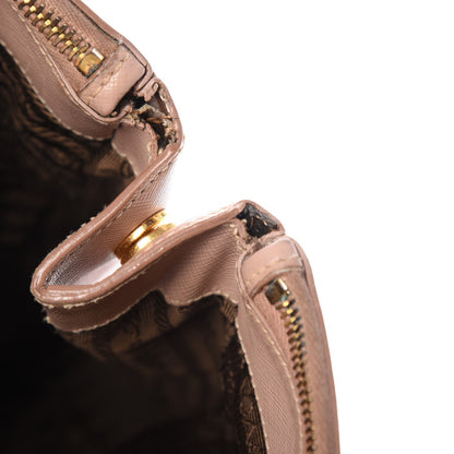 Prada Saffiano Medium Double Zip Tote Cammeo 11 of 18