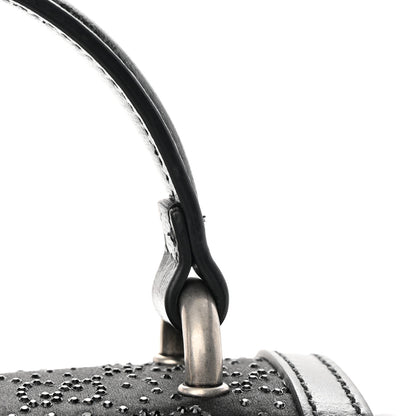 Gucci Satin Crystal GG Monogram Mini Dionysus Top Handle Bag Black 13 of 15
