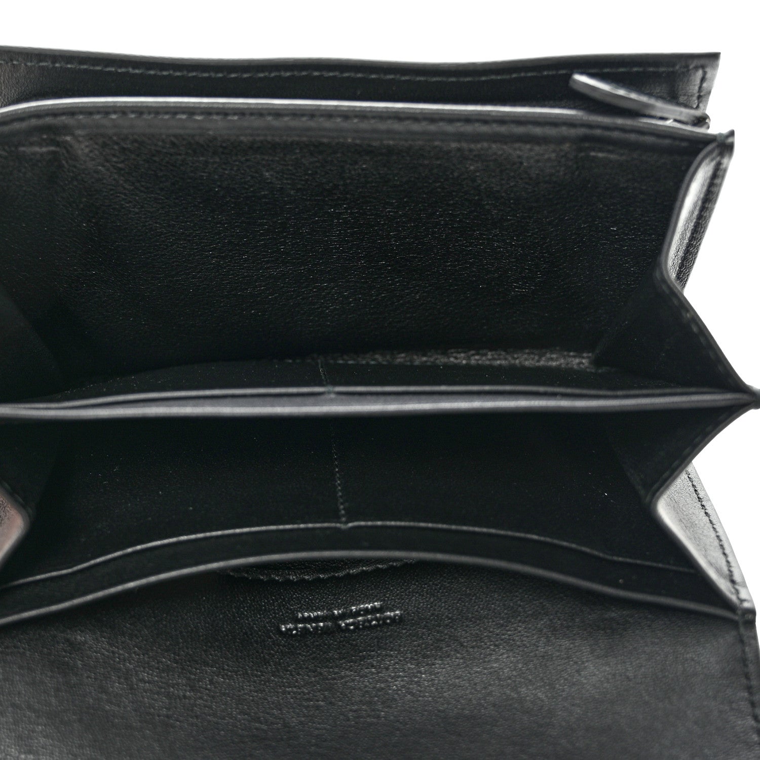 Bottega Veneta Nappa Intrecciato Continental Compact Flap Wallet Black 5 of 13