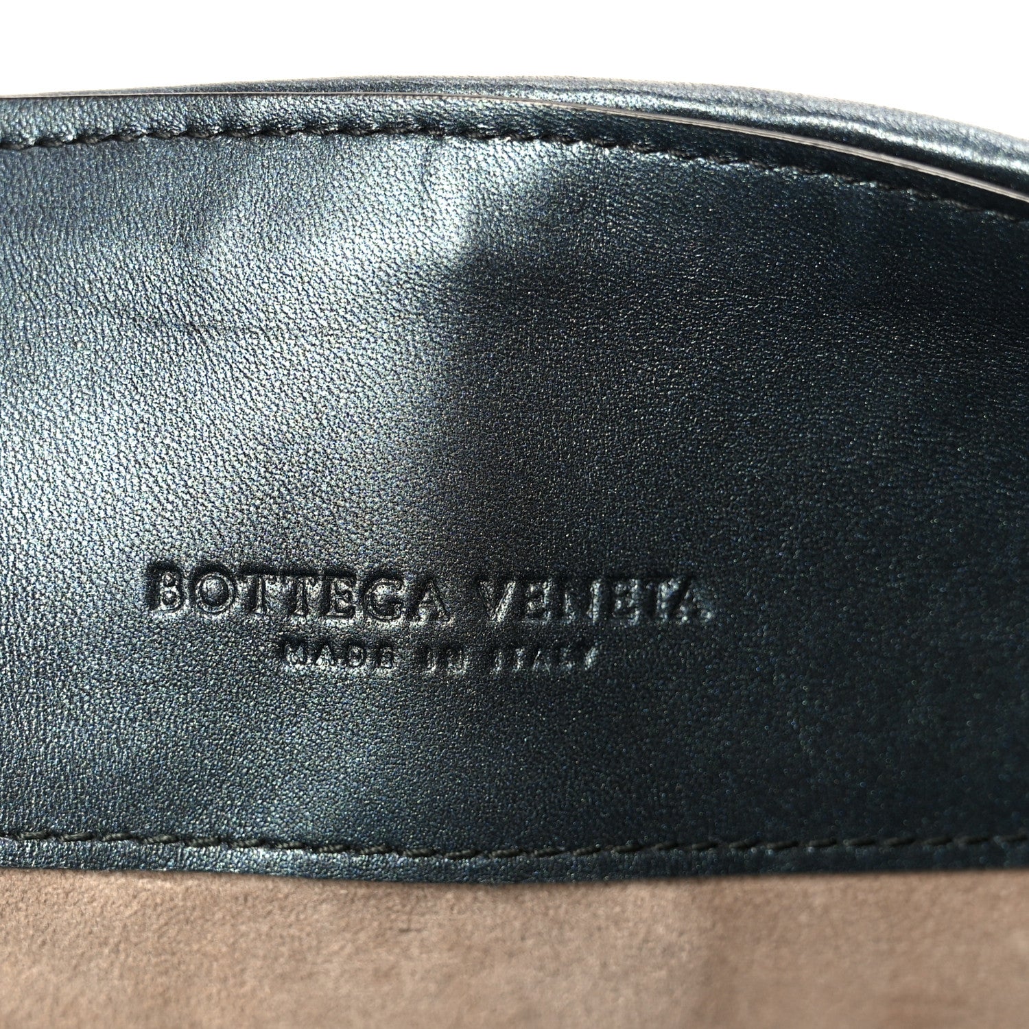 Bottega Veneta Metallic Nappa Intrecciato Fringe Studded Olimpia Bag Blue Black Blue Black 6 of 11