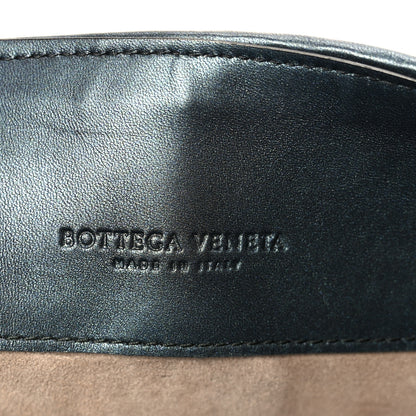 Bottega Veneta Metallic Nappa Intrecciato Fringe Studded Olimpia Bag Blue Black Blue Black 6 of 11