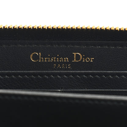 Christian Dior Oblique 30 Montaigne Zip Around Wallet Blue 6 of 10
