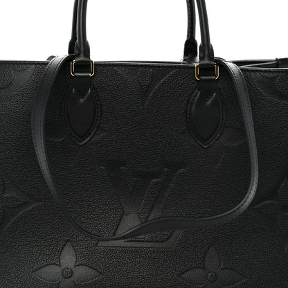 Louis Vuitton Empreinte Monogram Giant Onthego MM Black 7 of 10
