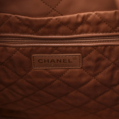 Chanel Shiny Calfskin Quilted Chanel 22 Camel 7 of 11