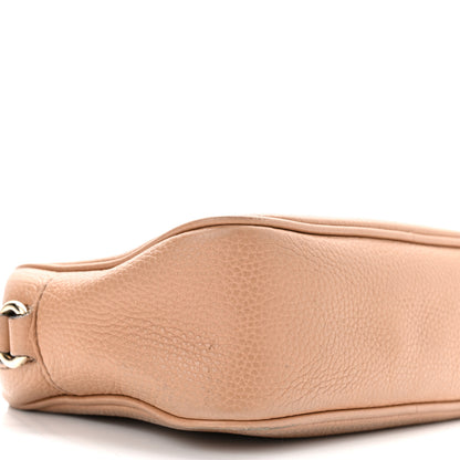 Gucci Pebbled Calfskin Small Soho Disco Bag Camelia 9 of 11