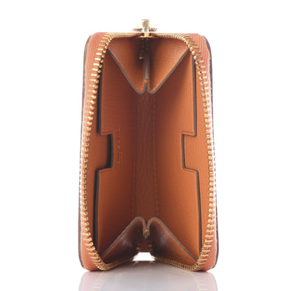 Tom Ford Calfskin Zip Coin Purse Orange 4 of 9