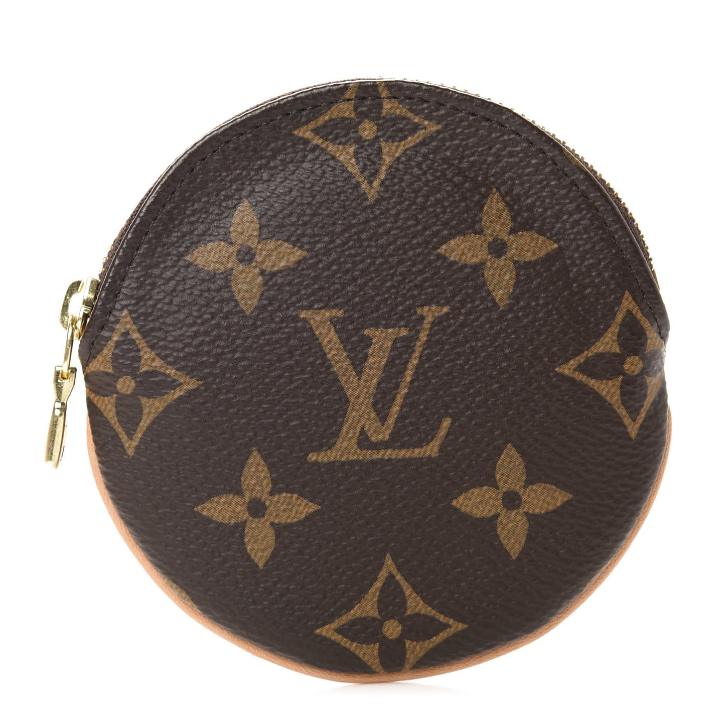 Monogram Round Coin Purse