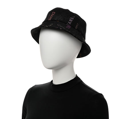 Chanel Denim Mood Cloche Bucket Hat S Black 2 of 8