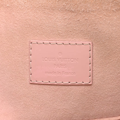 Louis Vuitton Damier Ebene Caissa Hobo Rose Ballerine 6 of 10