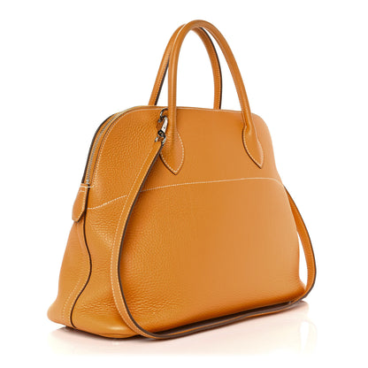 Hermes Taurillon Clemence Bolide 35 Moutarde 2 of 9