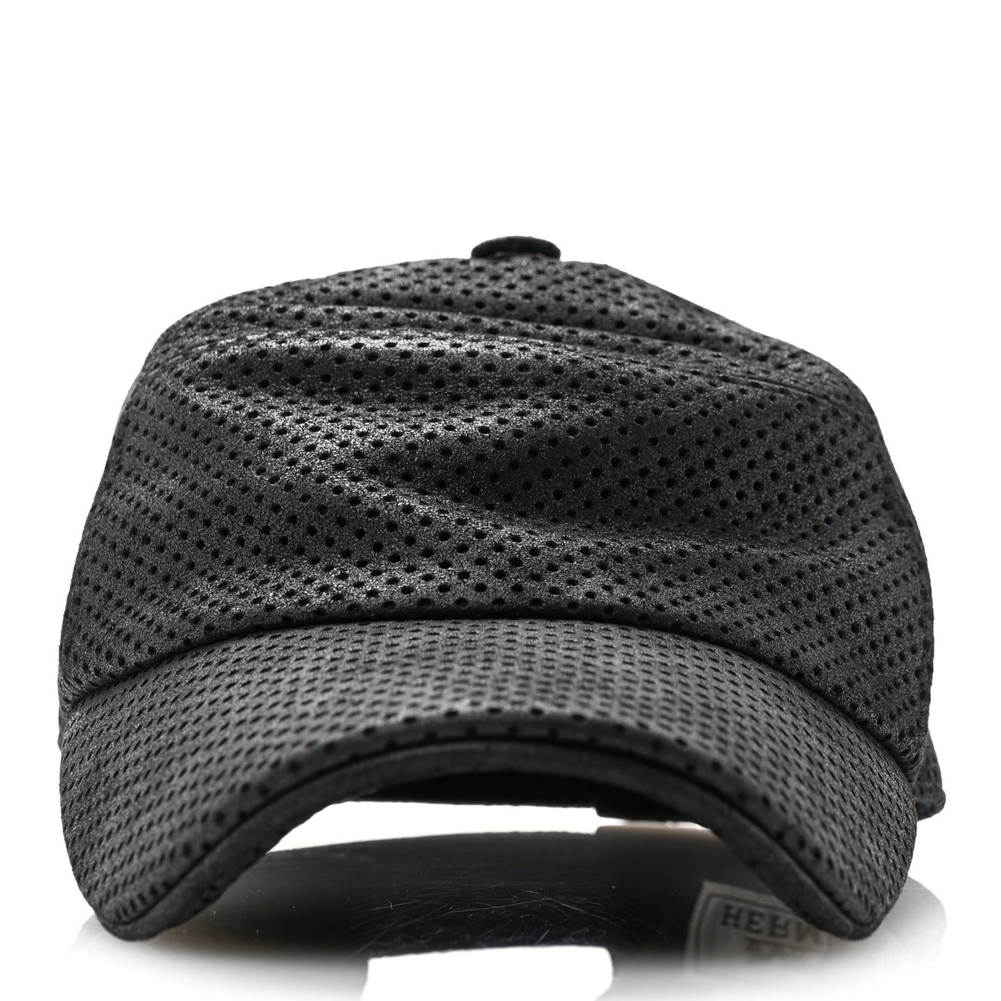Lambskin Perforated Cap 58 Black