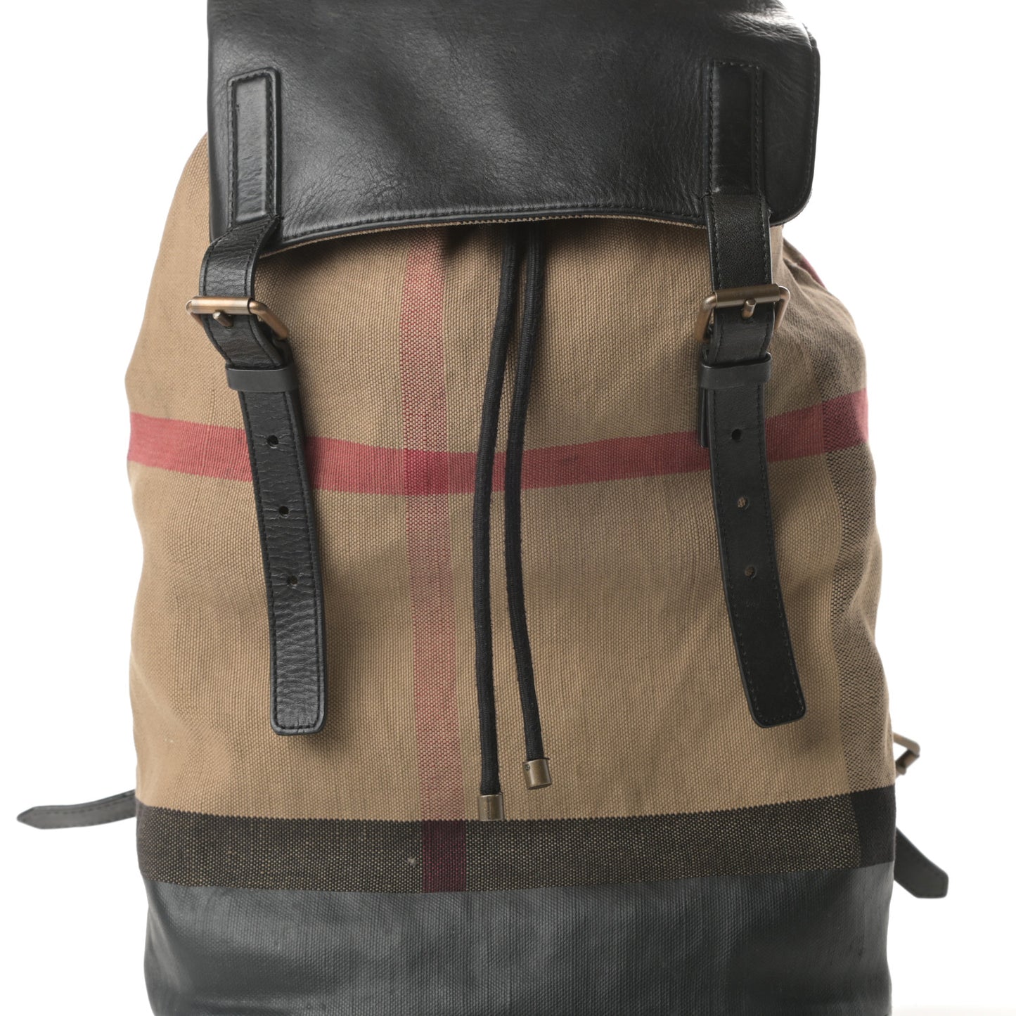 Canvas Mega Check Doran Backpack Black