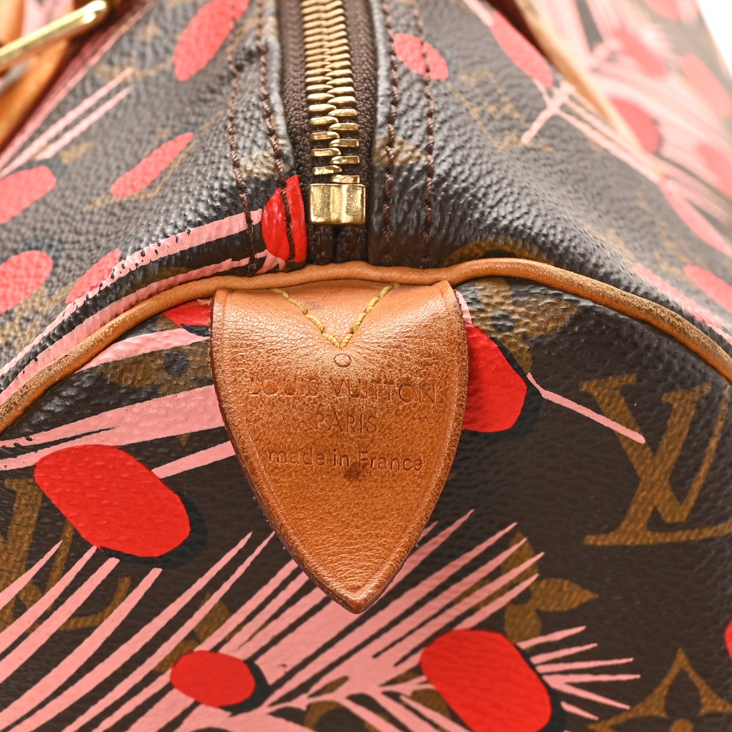 Louis Vuitton Monogram Jungle Dots Speedy 30 Sugar Pink Poppy 7 of 11