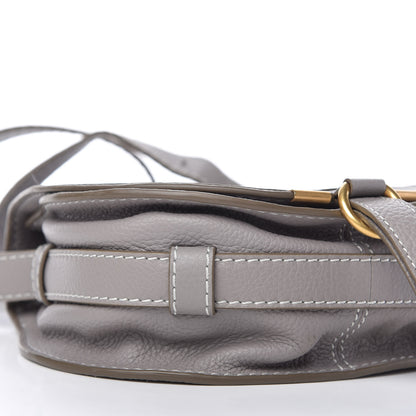 Chloe Calfskin Mini Marcie Round Crossbody Bag Cashmere Grey 6 of 11