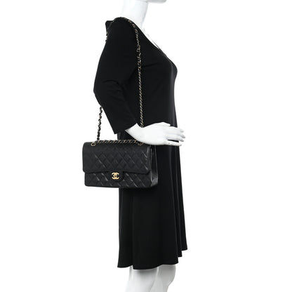 Chanel Caviar Quilted Medium Double Flap Black 2 of 11