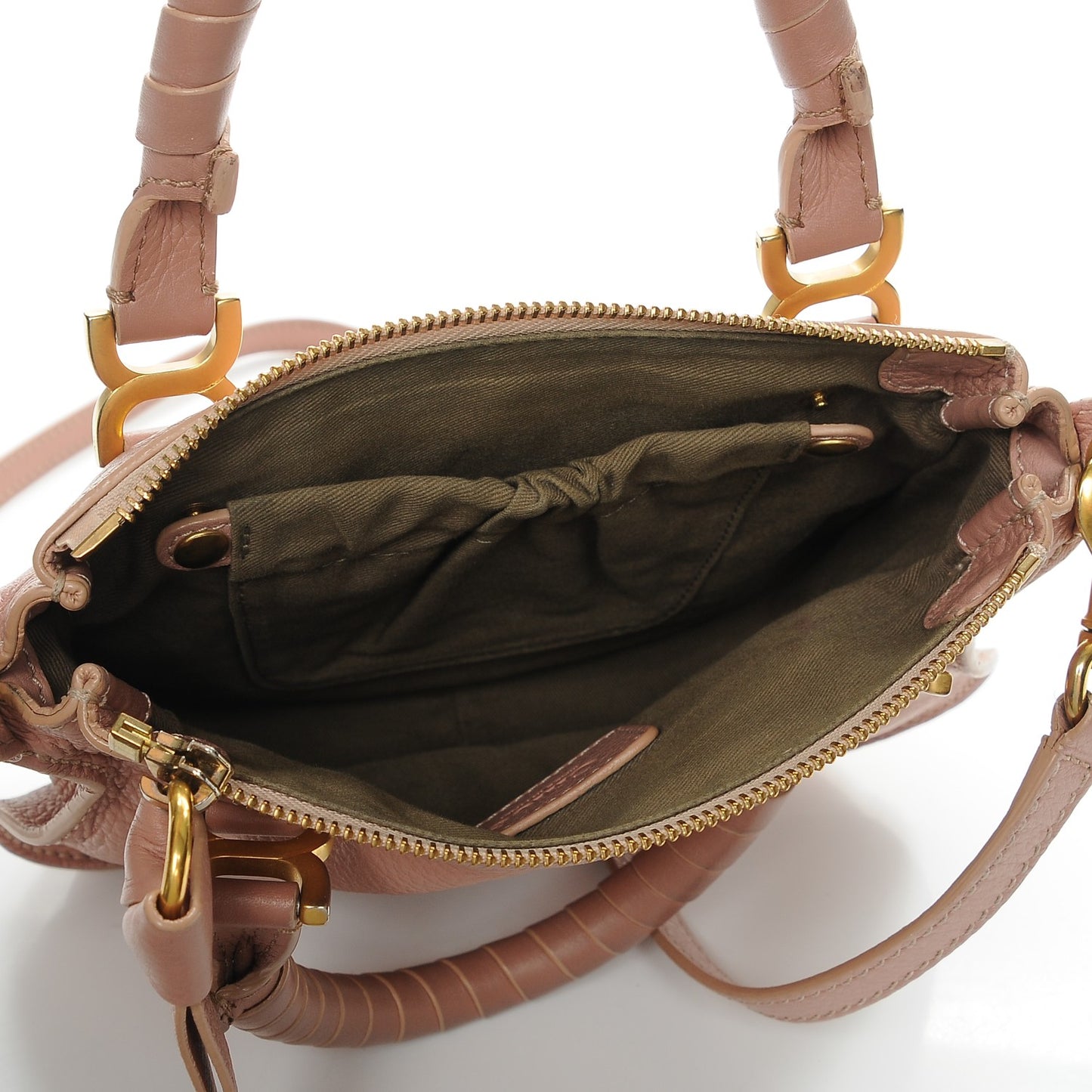 Calfskin Mini Marcie Satchel Anemone Pink