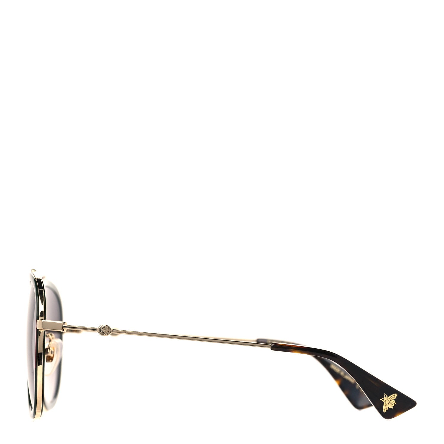 Gucci Web Aviator Sunglasses GG0062S Green Red 4 of 8