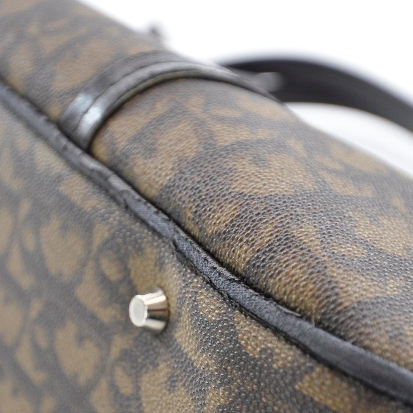 Monogram Trotter Romantique Zipped Tote Brown