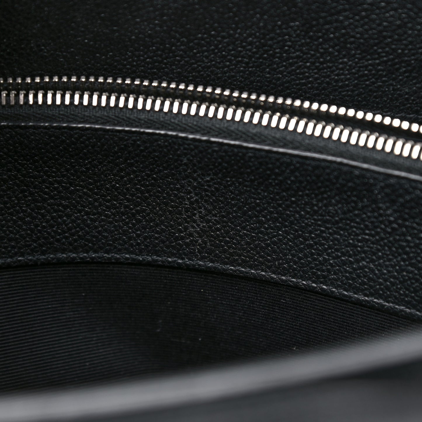 Grained Calfskin Small Sac De Jour Black