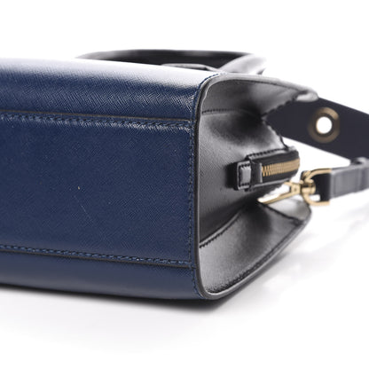 Marc Jacobs Saffiano Little Big Shot Tote Navy 11 of 13