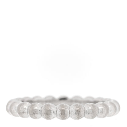 Van Cleef & Arpels 18K White Gold Medium Perlee Ring 49 5 3 of 5