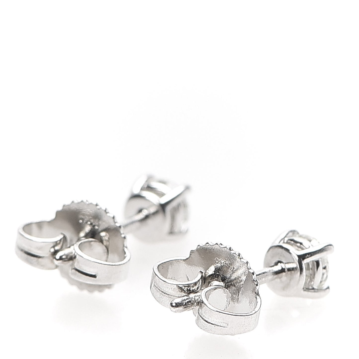 Platinum Diamond .31ctw Solitaire Earrings