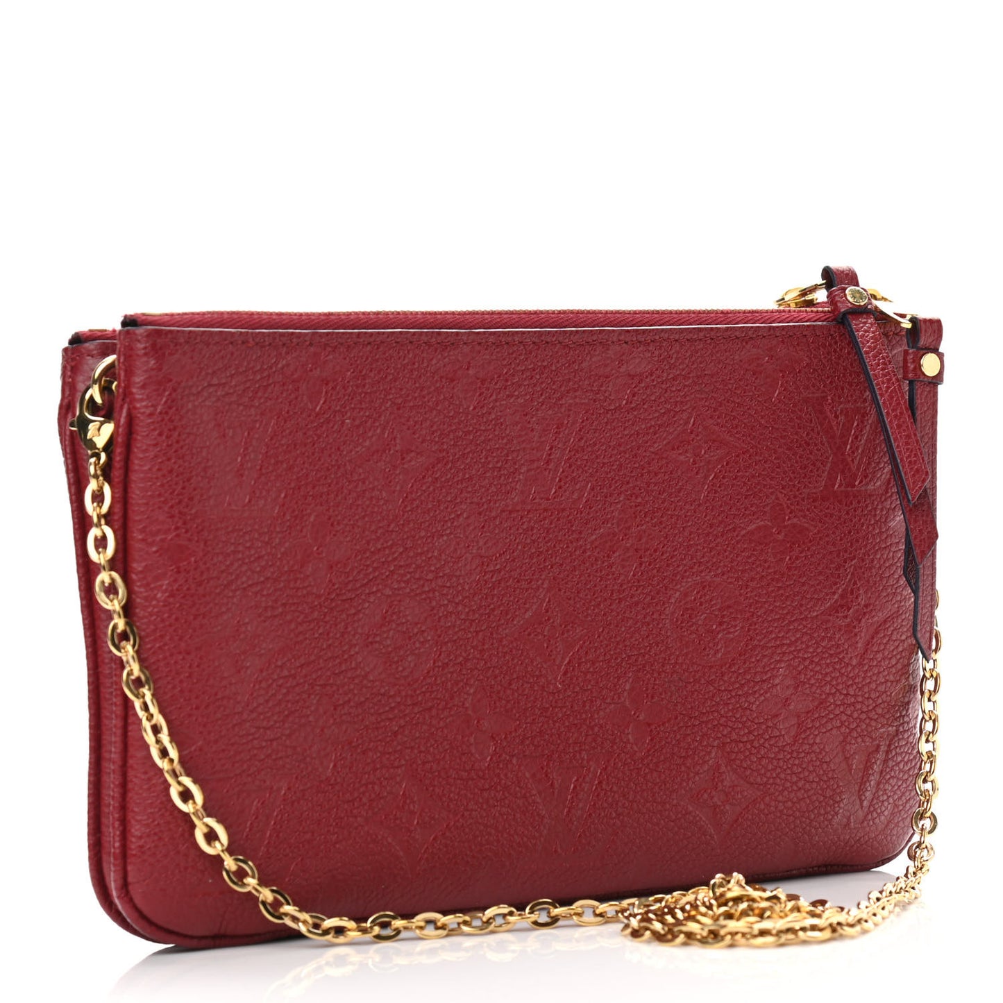 Empreinte Double Zip Pochette Cherry Berry