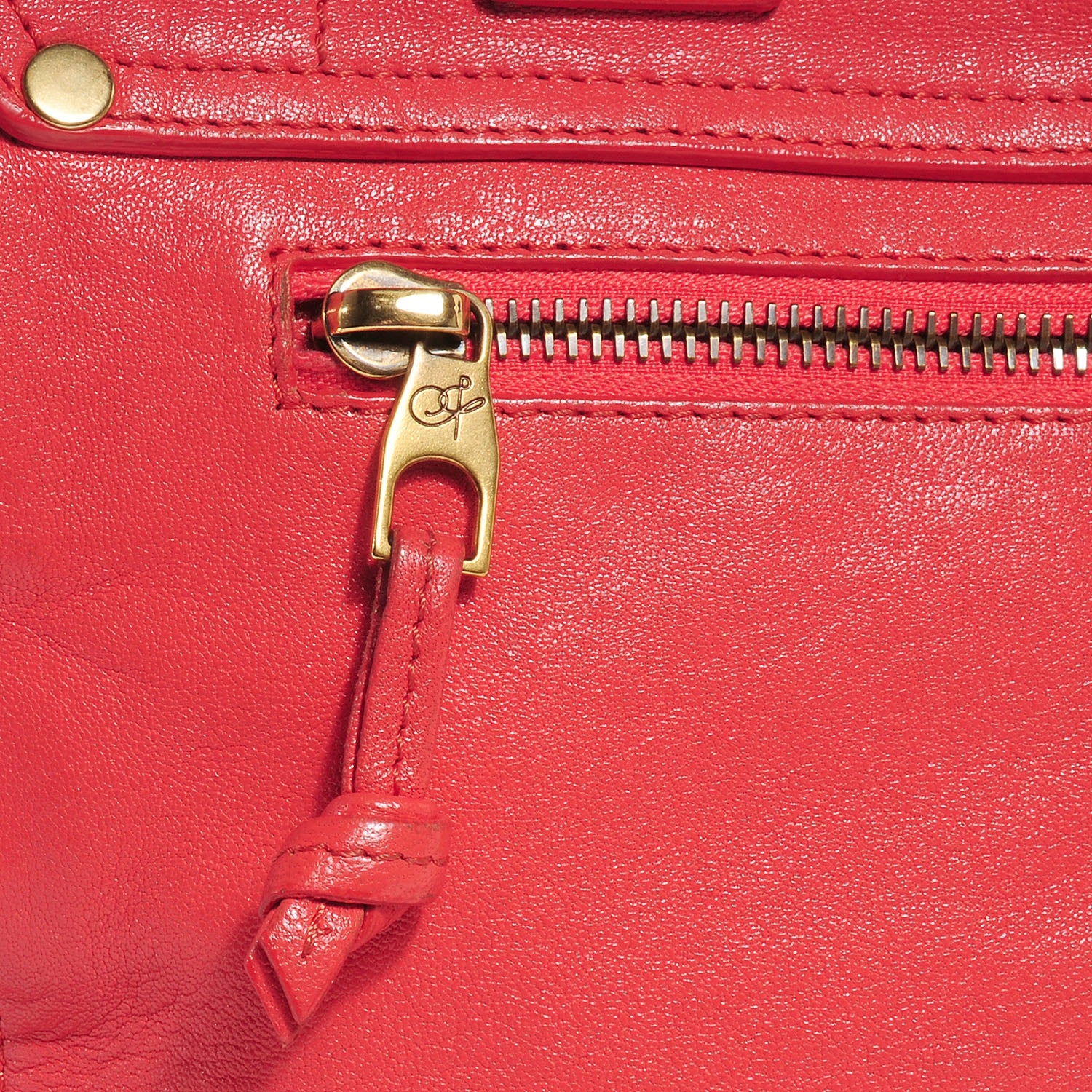 Proenza Schouler Lambskin PS1 Medium Satchel Deep Coral 8 of 12