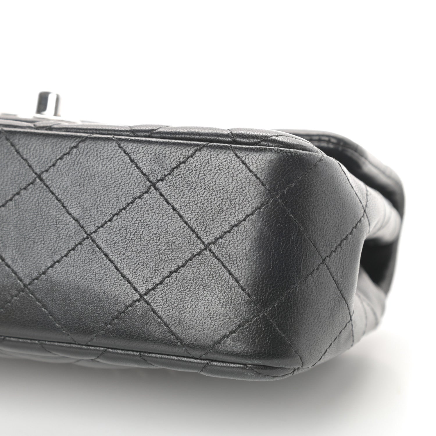 Chanel Lambskin Quilted Mini Rectangular Flap Black 11 of 14