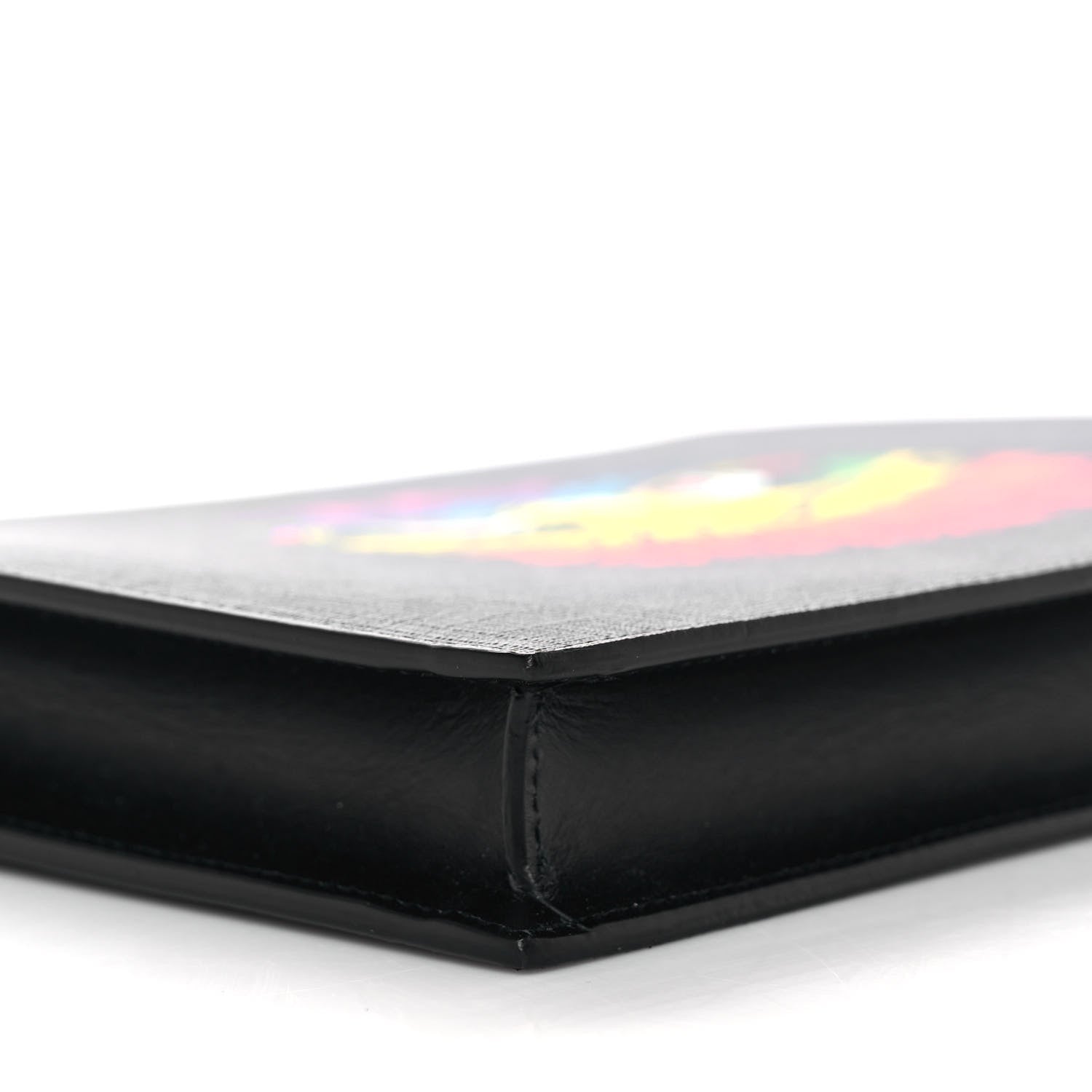 Gucci GG Supreme Monogram Rainbow Eagle Documents Holder Black Grey Multicolor 5 of 9